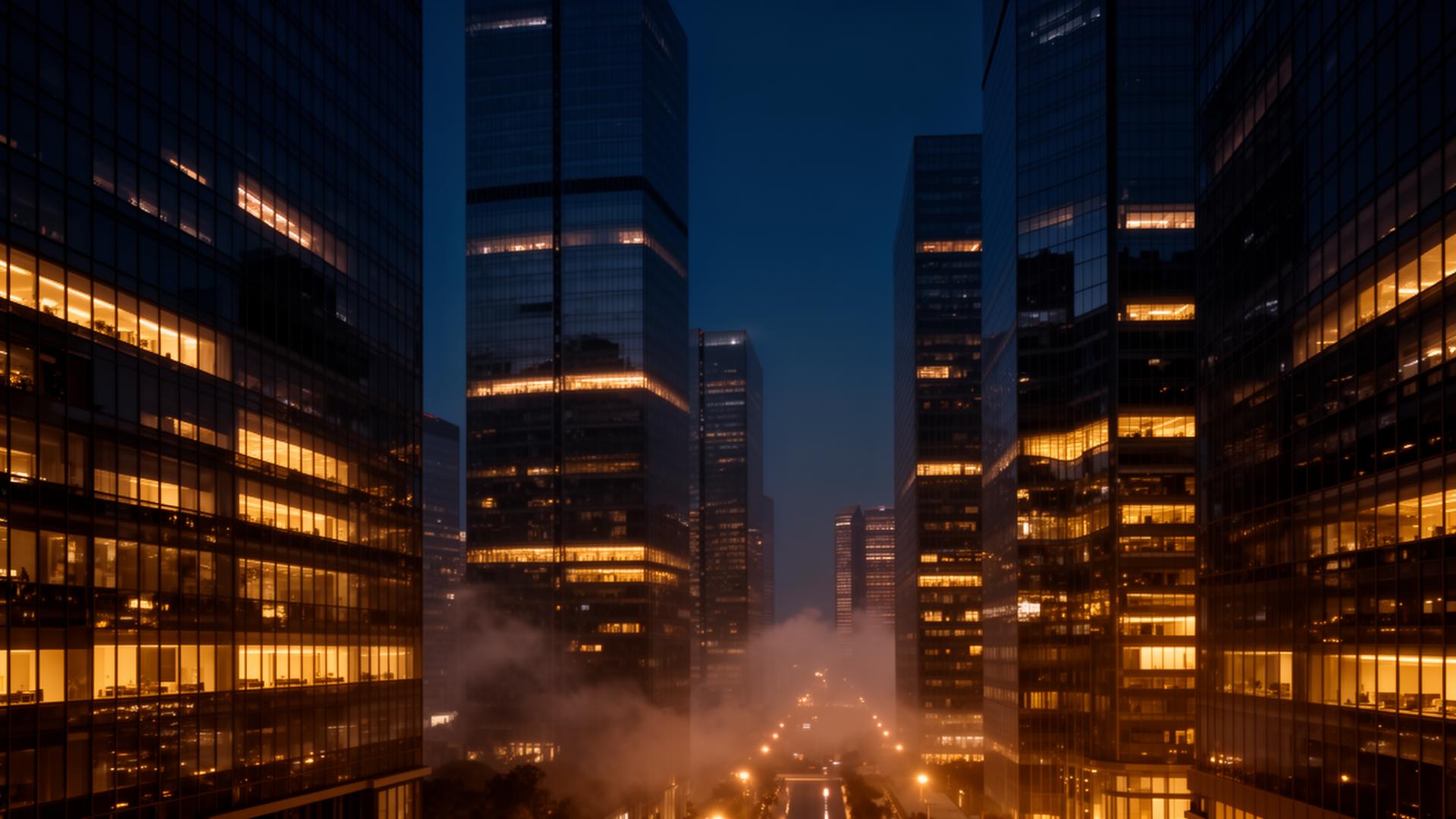Corporate financial district